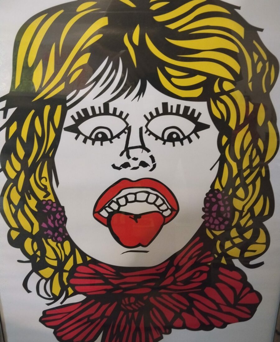 Oeuvre imprimer 88x68cm cadre miroir
