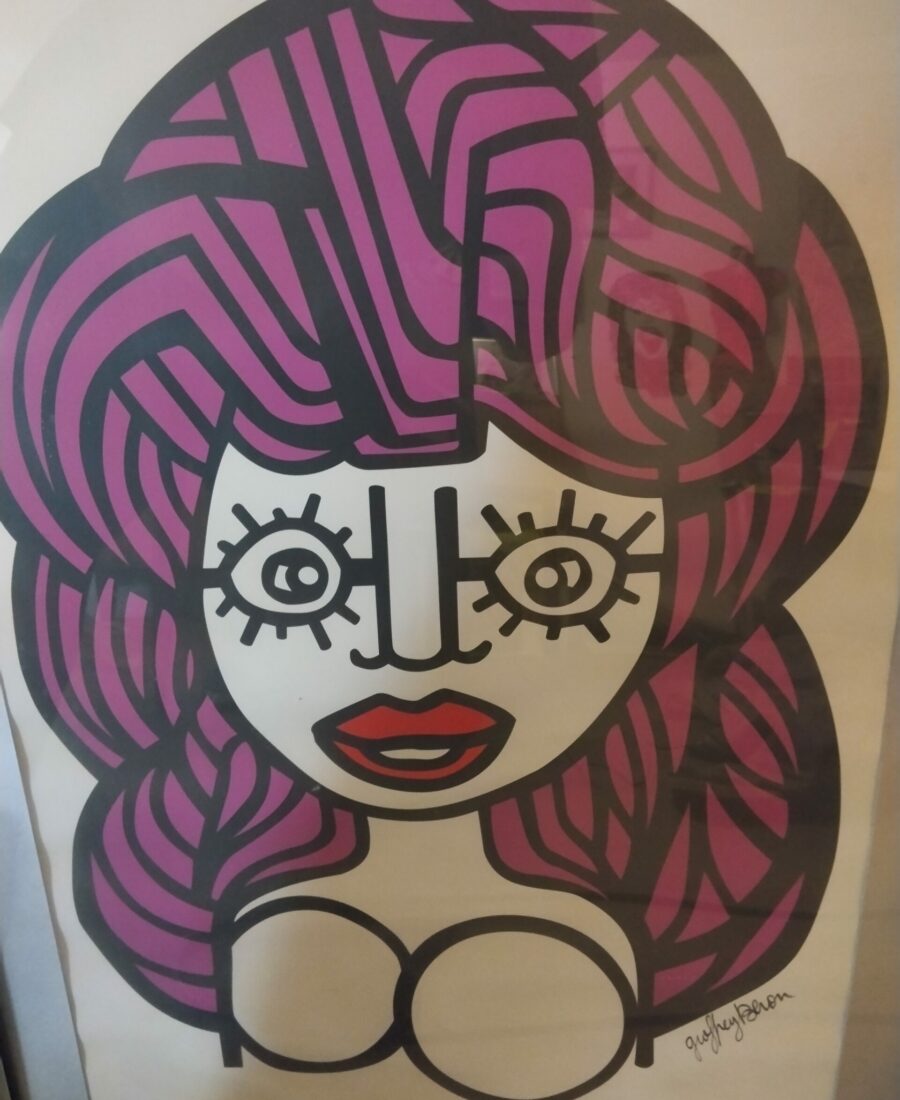 Oeuvre imprimer 88x68cm cadre miroir