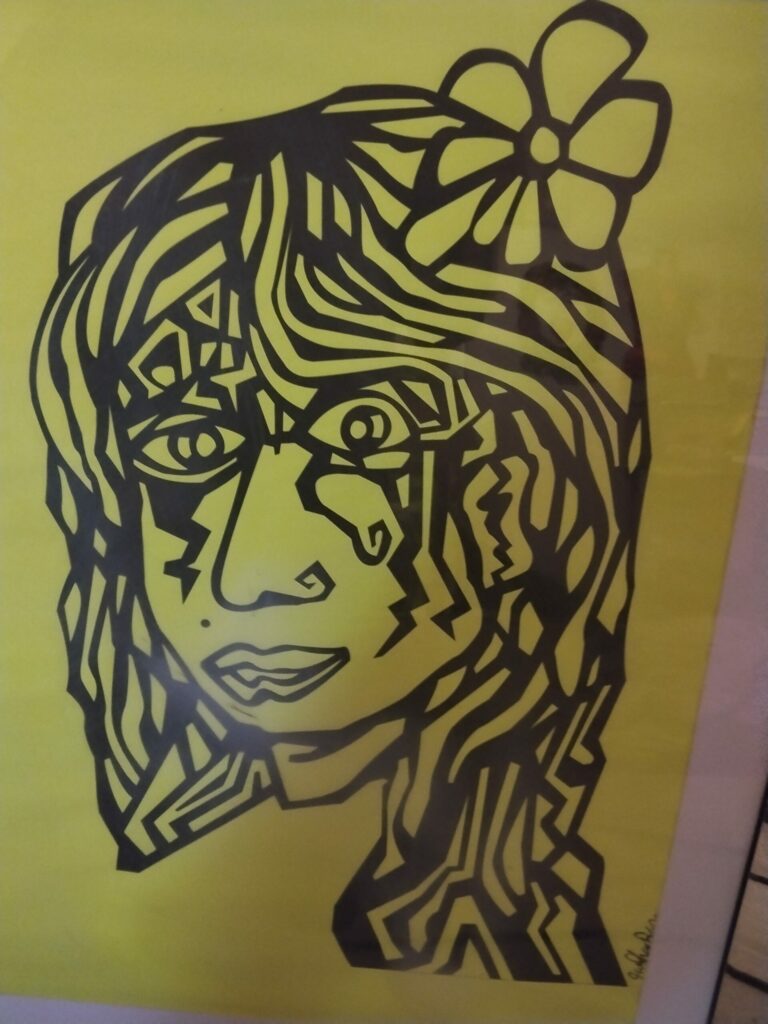 Oeuvre edition impression 88x68cm cadre miroir