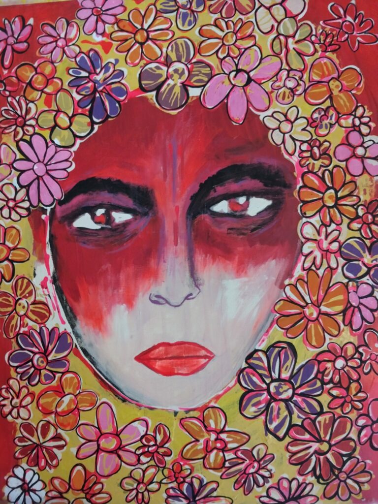 Oeuvre originale acrylique cm